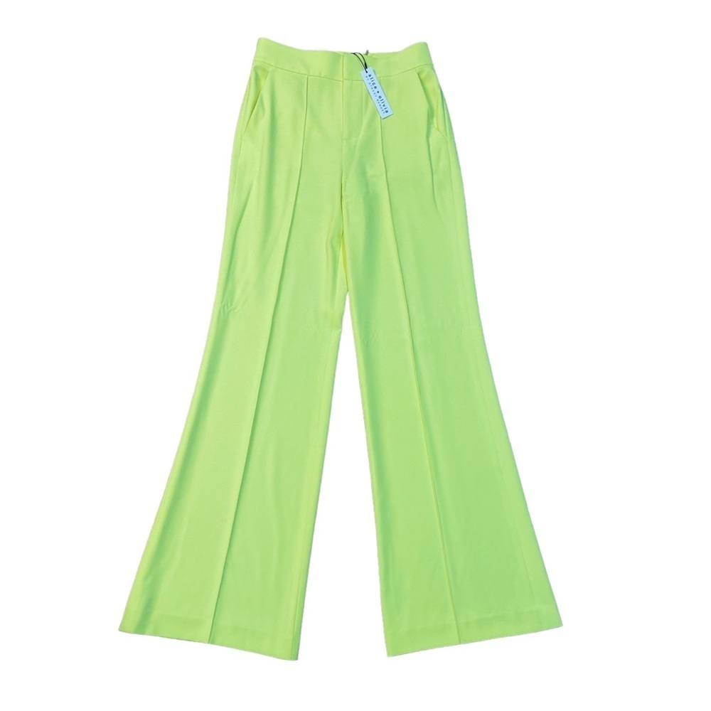 ALICE + Olivia Yellow Full Pants